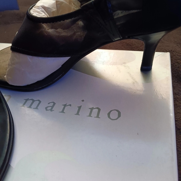 ANN MARINO BLACK HIGH HEELS - Picture 6 of 16